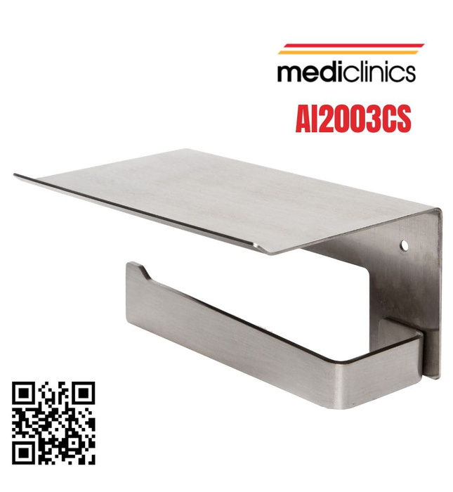 Giá đỡ cuộn giấy vệ sinh kèm kệ Mediclinics AI2003CS