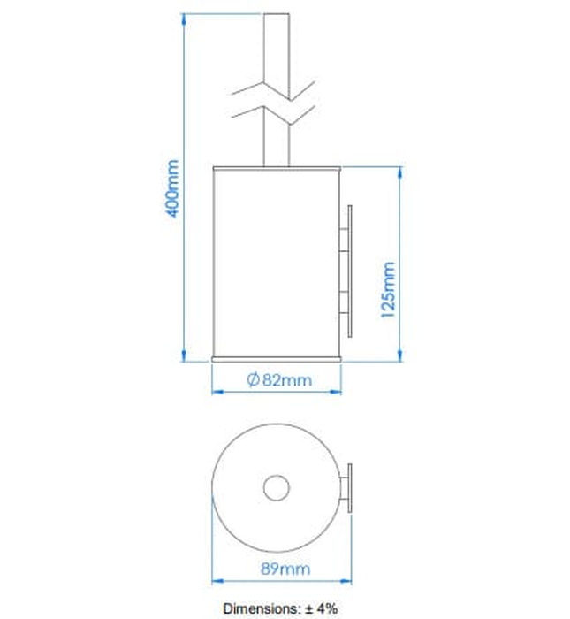 Giá đỡ bàn chải nhà vệ sinh Mediclinics ES1002C