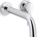 Vòi rửa mặt âm tường nóng lạnh đen Kallista P26613-00-BL