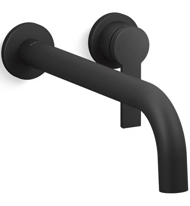 Vòi rửa mặt âm tường nóng lạnh vàng Kallista P26675-00-BAF