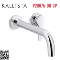 Vòi rửa mặt âm tường nóng lạnh Chrome Kallista P26675-00-CP