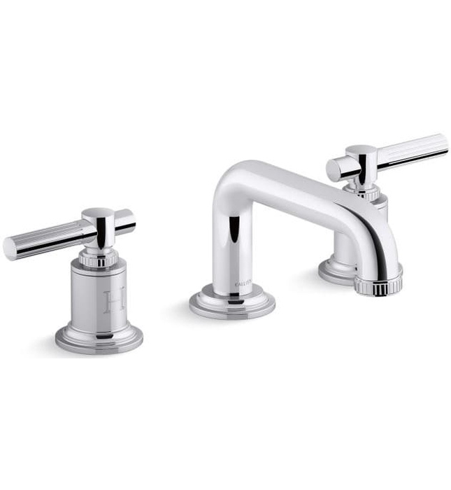 Vòi chậu rửa mặt 3 chân cổ thấp Bronze Kallista P21210-LV-BV