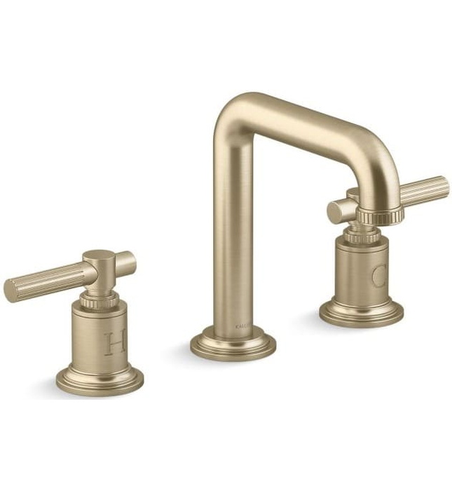 Vòi chậu rửa mặt 3 chân thân cao Chrome Kallista P21222-LV-CP