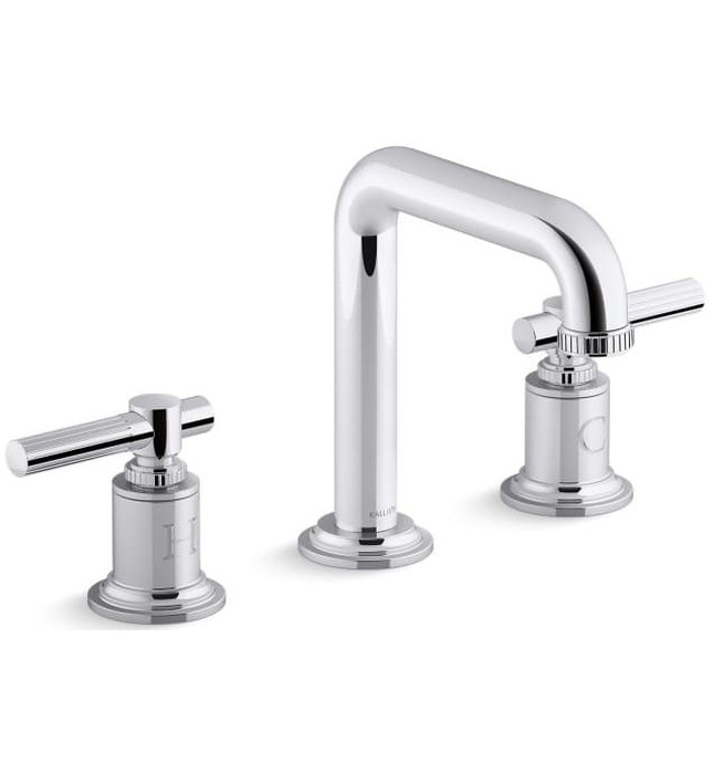 Vòi chậu rửa mặt 3 chân thân cao Bronze Kallista P21222-LV-BV