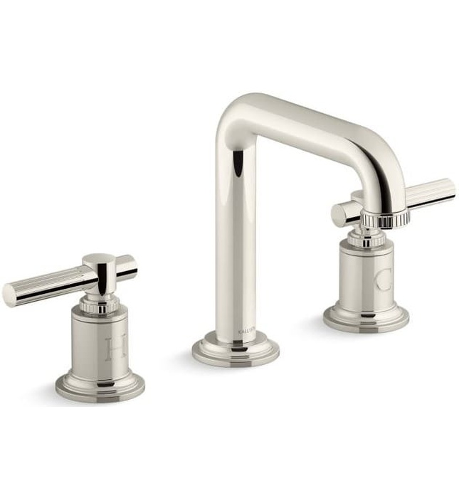 Vòi chậu rửa mặt 3 chân thân cao Chrome Kallista P21222-LV-CP