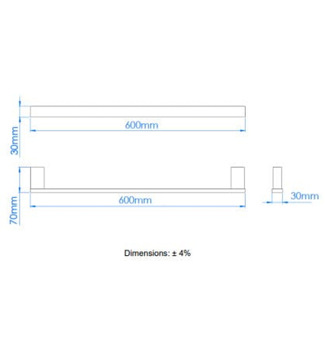 Thanh vắt khăn đơn Mediclinics AI1413B
