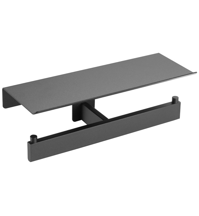 Giá đỡ cuộn giấy vệ sinh đôi kèm kệ Mediclinics AI2006B