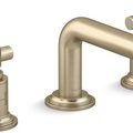 Vòi chậu rửa mặt 3 chân cổ thấp Bronze Kallista P21210-LV-BV