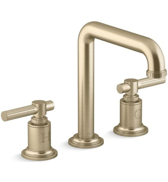 Vòi bồn tắm thân cao nóng lạnh Bronze Kallista P21247-LV-BV