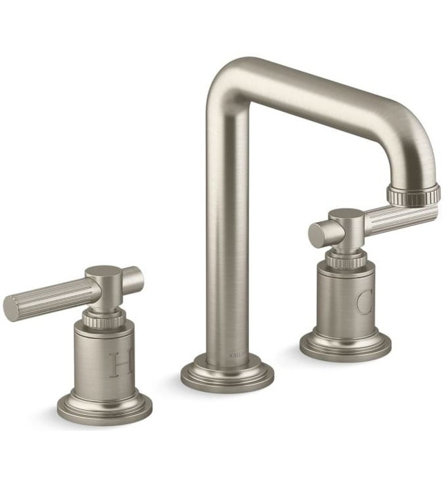 Vòi bồn tắm thân cao nóng lạnh Nickel Kallista P21247-LV-SN