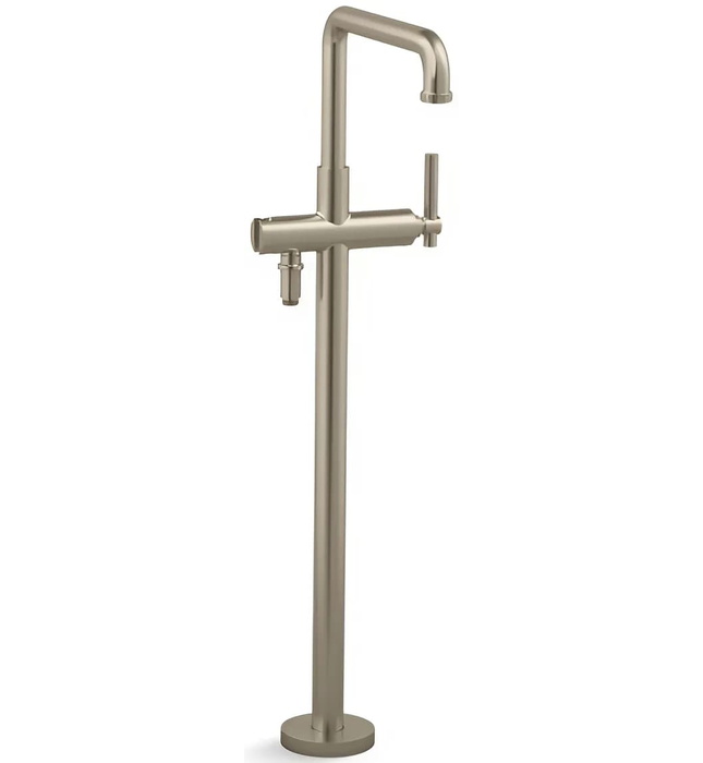 Vòi bồn tắm gắn sàn 1 lỗ nóng lạnh Nickel Kallista P21249-00-SN