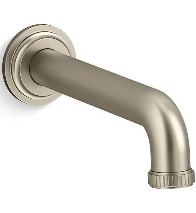 Vòi xả bồn tắm gắn tường vàng Kallista P21250-00-BAF