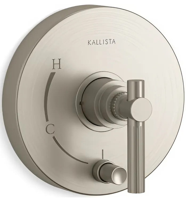 Mặt nạ điều khiển đơn và chuyển hướng vàng Kallista P21376-LV-BAF