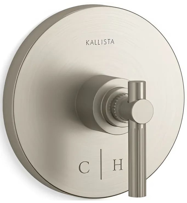 Mặt nạ điều chỉnh nhiệt độ sen tắm Chrome Kallista P21383-LV-CP