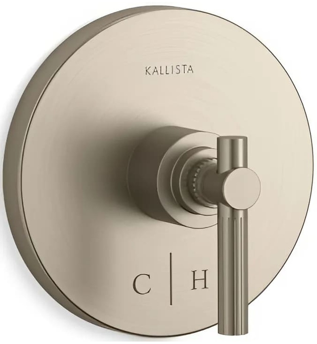 Mặt nạ điều chỉnh nhiệt độ sen tắm Chrome Kallista P21383-LV-CP