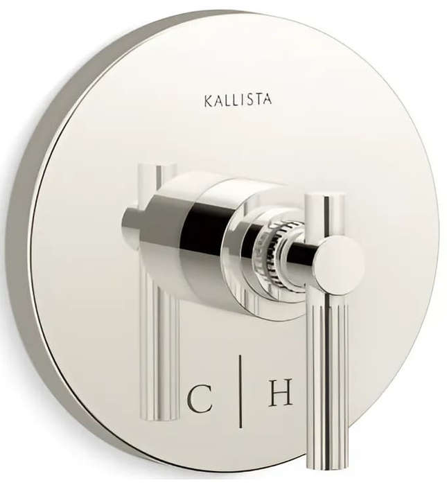 Mặt nạ điều chỉnh nhiệt độ sen tắm Chrome Kallista P21383-LV-CP