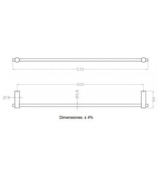 Thanh vắt khăn Mediclinics AI0020C