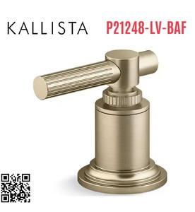 Tay gạt chuyển hướng gắn bồn vàng Kallista P21248-LV-BAF