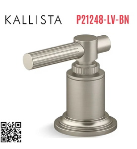 Tay gạt chuyển hướng gắn bồn Nickel Kallista P21248-LV-BN