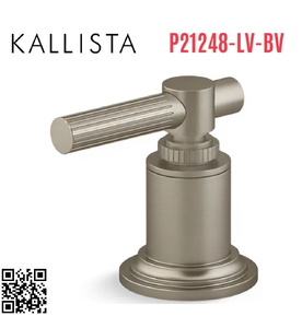 Tay gạt chuyển hướng gắn bồn Bronze Kallista P21248-LV-BV