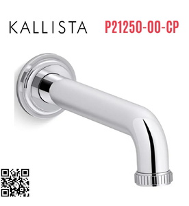 Đầu xả bồn tắm gắn tường Chrome Kallista P21250-00-CP