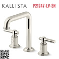 Vòi bồn tắm thân cao nóng lạnh Nickel Kallista P21247-LV-SN