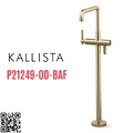Vòi bồn tắm gắn sàn 1 lỗ nóng lạnh vàng Kallista P21249-00-BAF
