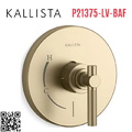 Mặt nạ điều khiển đơn sen tắm vàng Kallista P21375-LV-BAF