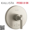Mặt nạ điều chỉnh nhiệt độ sen tắm Nickel Kallista P21383-LV-BN
