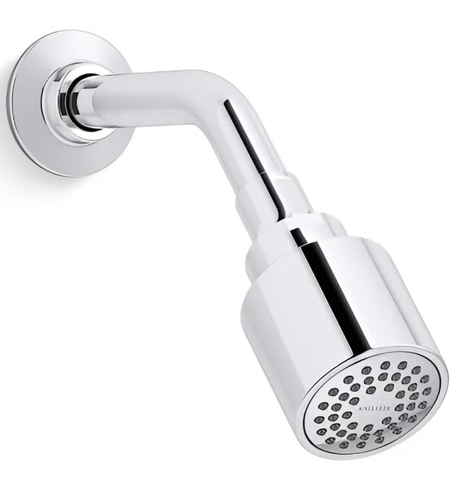 Bát sen tắm và tay sen gắn tường màu Chrome Kallista P21386-00-CP