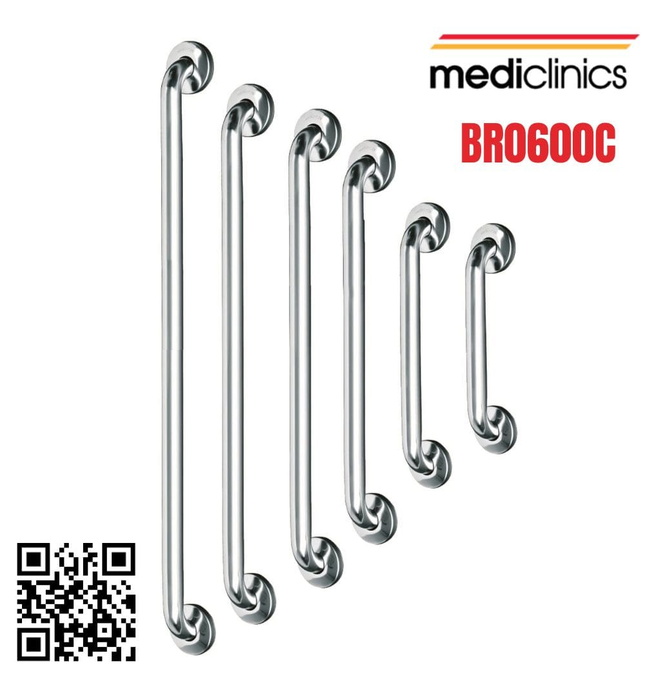 Thanh tay vịn thẳng 692mm Tây Ban Nha Mediclinics BR0600C