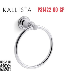 Vòng treo khăn màu Chrome Kallista P31422-00-CP