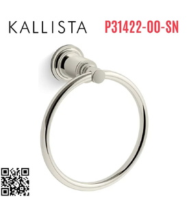 Vòng treo khăn màu Nickel Kallista P31422-00-SN