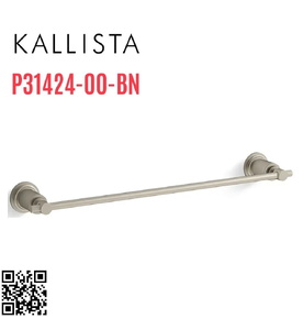 Thanh treo khăn đơn 18" màu Nickel Kallista P31424-00-BN