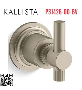 Móc treo tường đơn màu Bronze Kallista P31426-00-BV