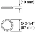 Tay nắm cửa kính phòng tắm màu Bronze Kallista P31487-00-BV