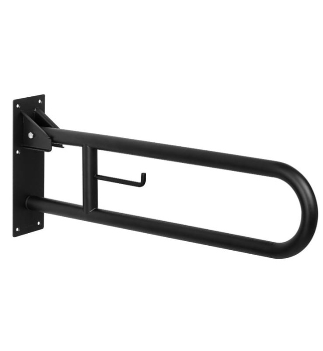 Thanh vịn xoay dọc có giá đỡ cuộn giấy vệ sinh Mediclinics BG2800B