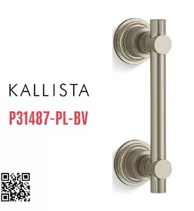 Tay nắm cửa kính phòng tắm màu Bronze Kallista P31487-PL-BV