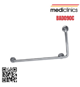 Thanh vịn góc 90° về bên trái Tây Ban Nha Mediclinics BAD090C