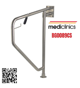 Thanh vịn dạng hình thang xoay ngang Mediclinics BG0089CS