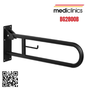 Thanh vịn xoay dọc có giá đỡ cuộn giấy vệ sinh Mediclinics BG2800B