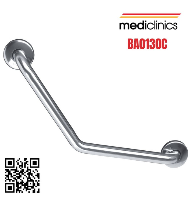 Thanh vịn góc 130° Tây Ban Nha Mediclinics BA0130C