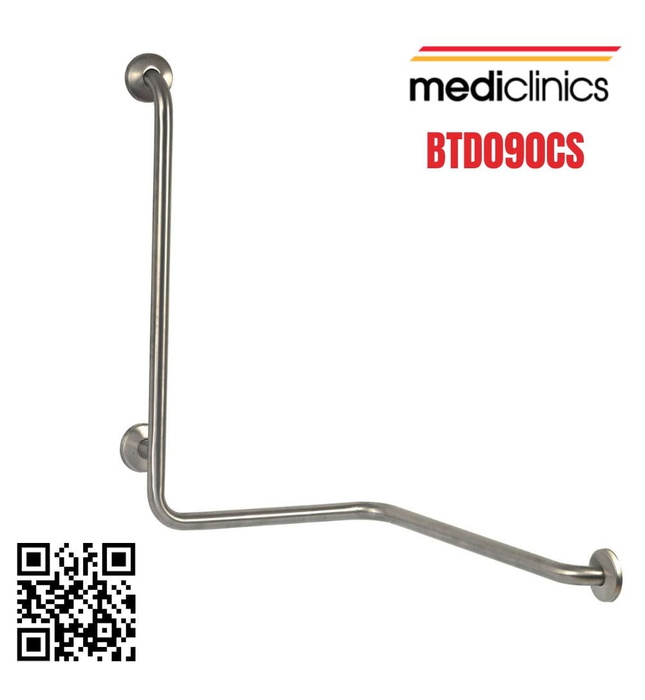 Thanh vịn góc 90° Tây Ban Nha Mediclinics BTD090CS