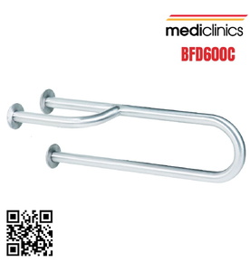 Thanh vịn bên trái gắn tường có 3 điểm tựa Mediclinics BFD600C