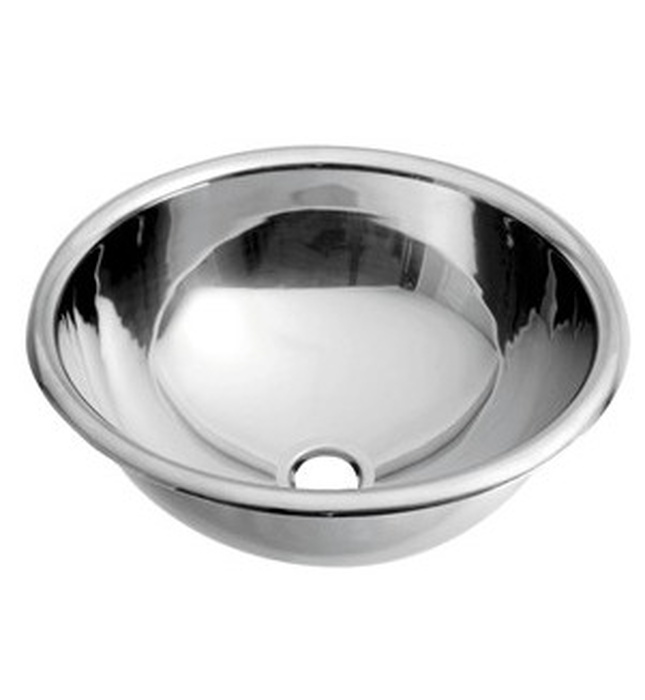 Chậu rửa tròn âm bàn bằng thép Mediclinics SN0031C