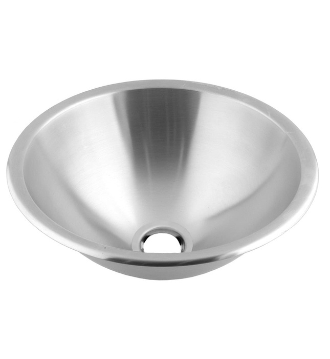 Chậu rửa tròn âm bàn bằng thép Mediclinics SN0031CS