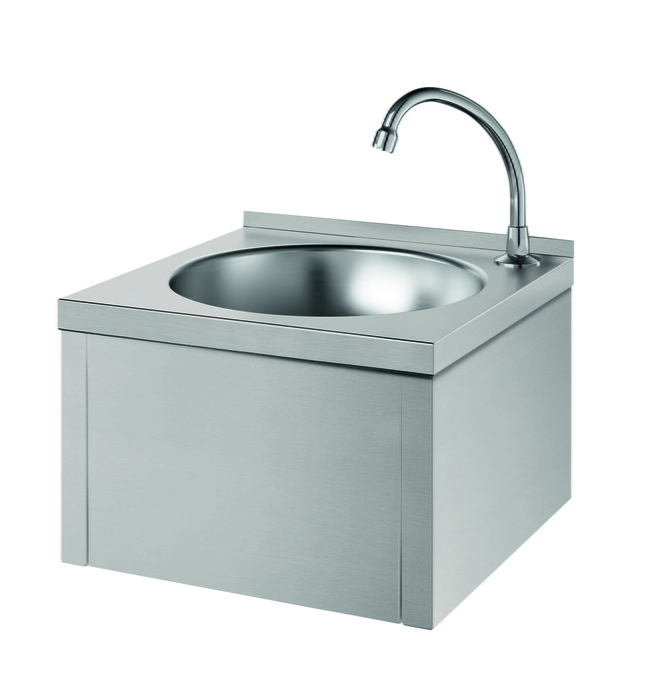 Chậu rửa tay hoạt động bằng đầu gối bằng thép Mediclinics SNLMP70CS