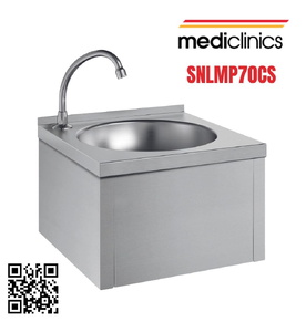 Chậu rửa tay hoạt động bằng đầu gối bằng thép Mediclinics SNLMP70CS