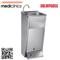 Chậu rửa tay có bàn đạp chân làm bằng thép Mediclinics SNLMP60CS
