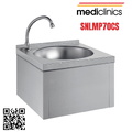 Chậu rửa tay hoạt động bằng đầu gối bằng thép Mediclinics SNLMP70CS